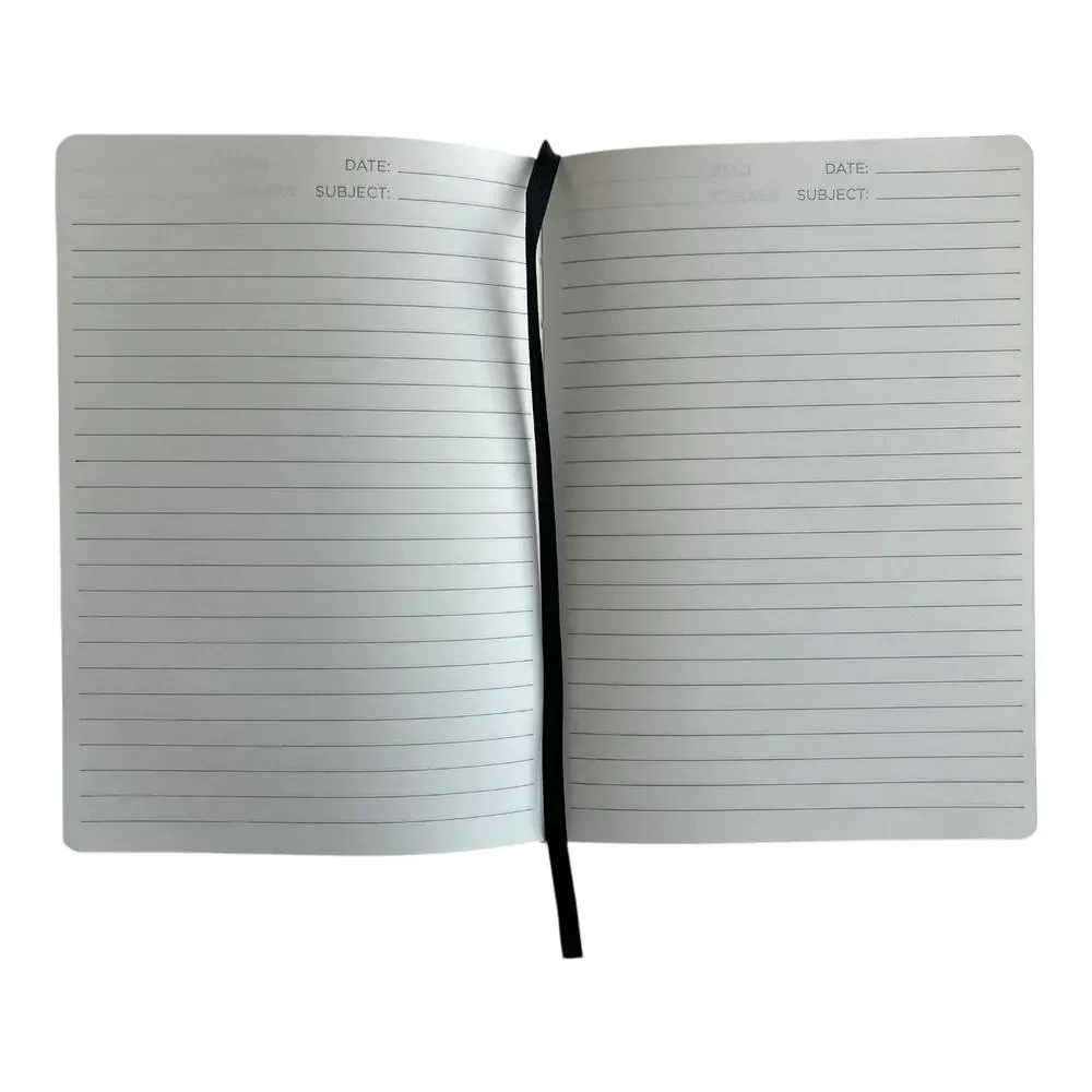 AIDA + JADE Faux Linen Notebook 400 Pages Floral Cover Lined Journal - Picture 3 of 3